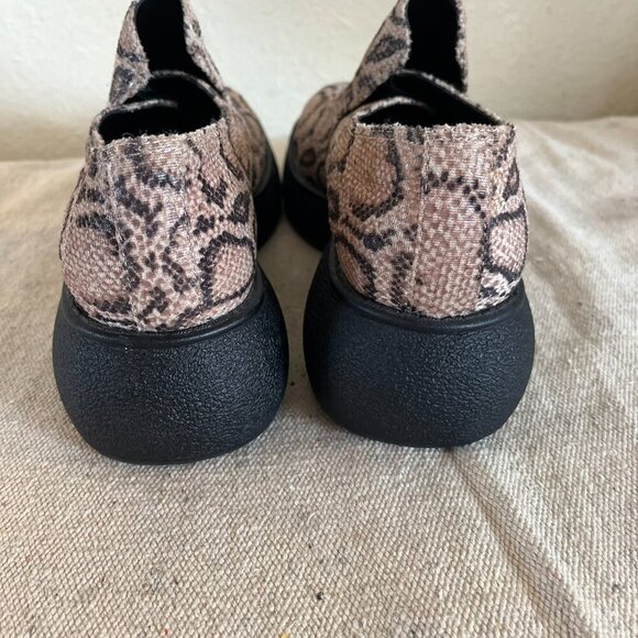 Vintage Y2K On Your Feet Animal Print Leather Slip-On Mules/Clogs Sz 8.5 - Picture 6 of 11